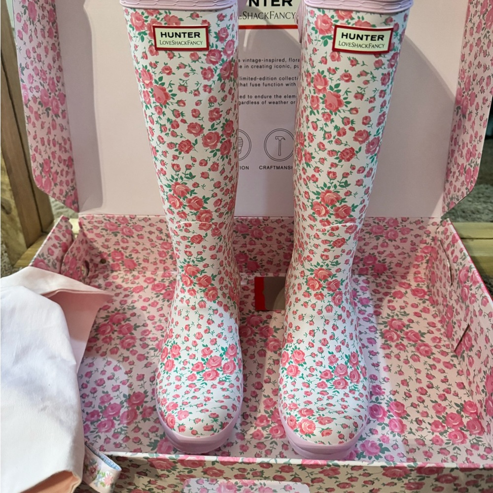 Hunter x LoveShackFancy Play™ Tall Rain Boot!